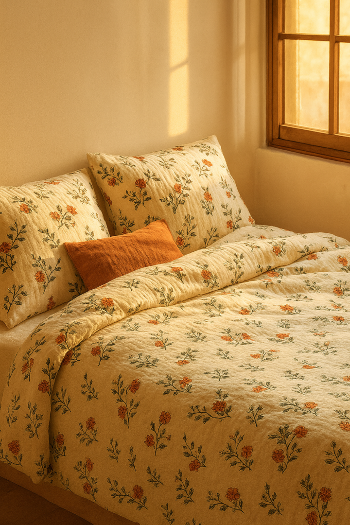 tissu imprimé fleurs