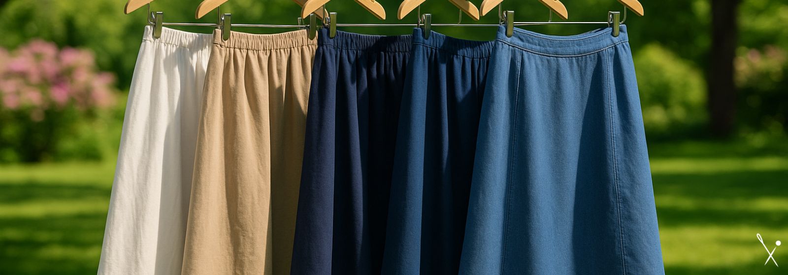 tissu pour jupe d'été