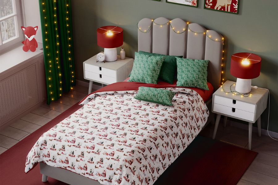 tissu noël grande largeur